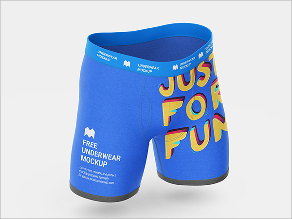 Free Mens Underwear Mockup