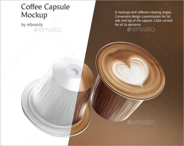 Coffee Capsule Mockup
