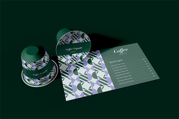 Coffee Capsules Commercial Mockup