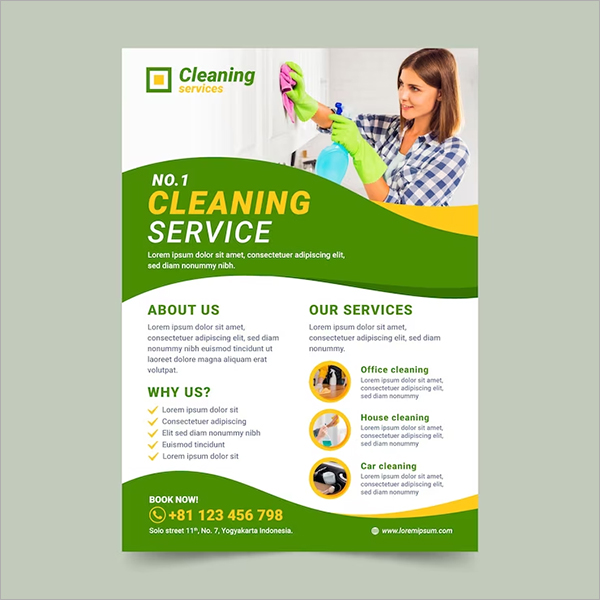 Free Gutter Cleaning Services PSD Template