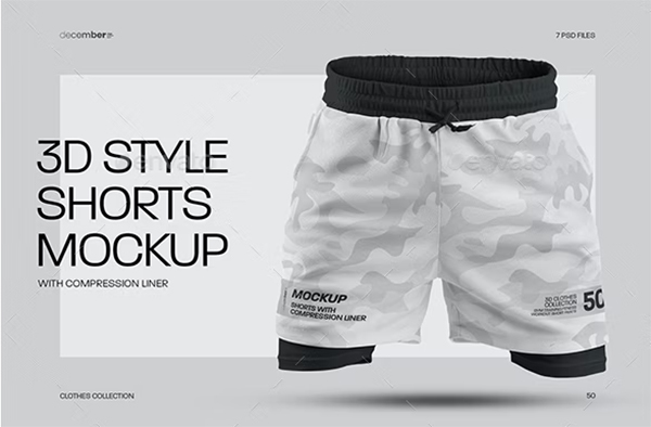 Boxer Men's 3D Style Mockups