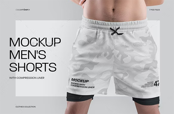Boxer Men's Mockups Shorts