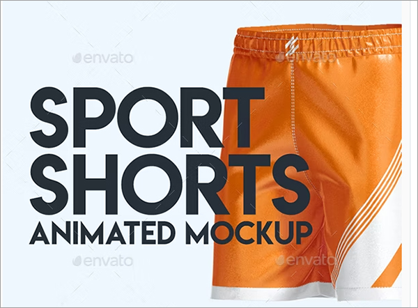 Sport Boxer Shorts Animated Mockup