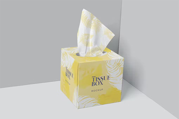 Square Tissue Box Mockups