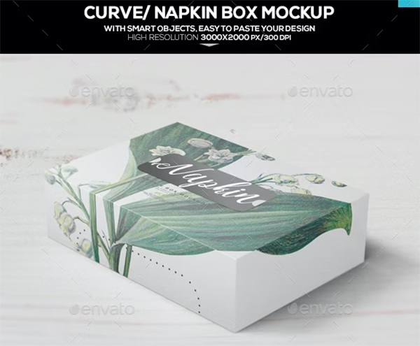 Tissue Box Print Mockup
