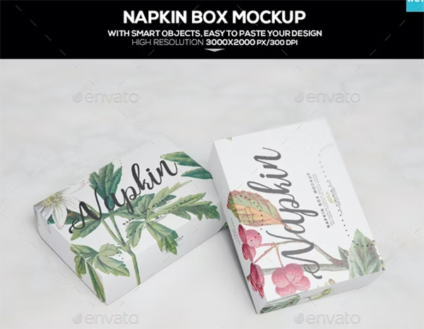 Tissue Box PSD Mockups