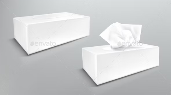 Paper Napkin Box Mockup