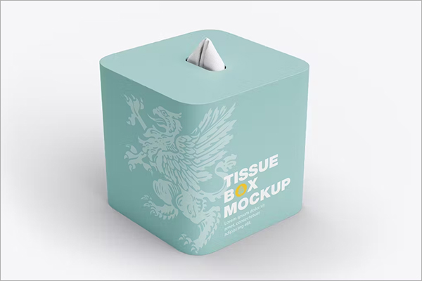 Tissues Box Editable Mockup
