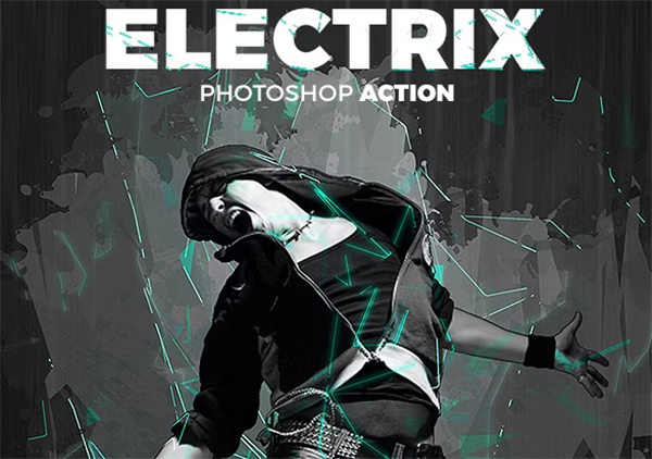 Electrix Photoshop Action