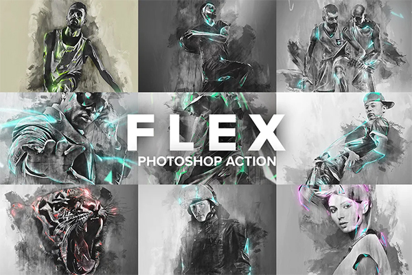 Flex Photoshop Action Design
