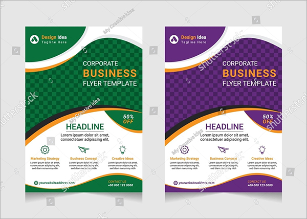 Business Solutions Flyer Template Design