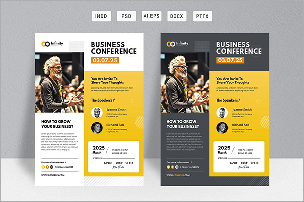 Business Conference Event Flyer Design