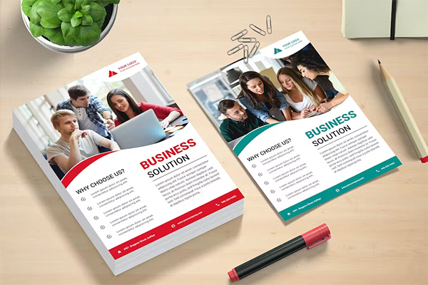 Business Solution Flyer Print Template