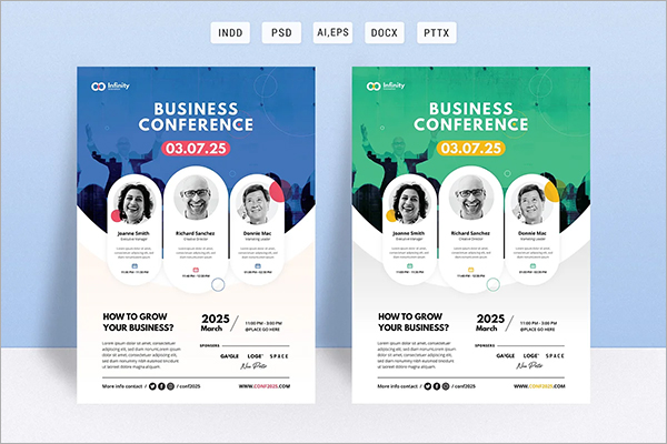 Business Conference Event Flyer Designs