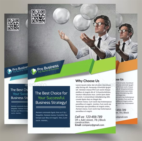 Business Solutions Consultant Flyer Templates