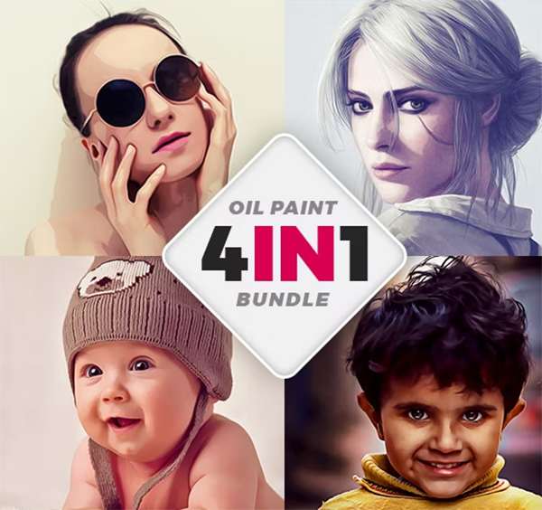 Popular Soft Oil Paint Action Bundle Popular Soft Oil Paint Action Bundle