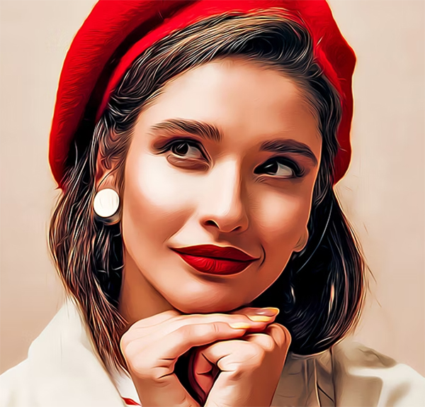 Soft Oil Painting Effect Soft Oil Painting Effect