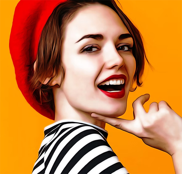 Soft Oil Painting Effect Template Soft Oil Painting Effect Template