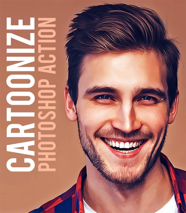 Soft Cartoonize Photoshop Action Soft Cartoonize Photoshop Action