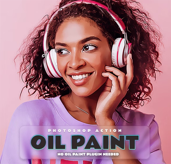 Soft Oil Paint Photoshop Action Soft Oil Paint Photoshop Action