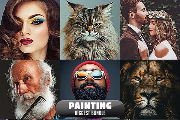 Painting Biggest Bundle Photoshop Actions