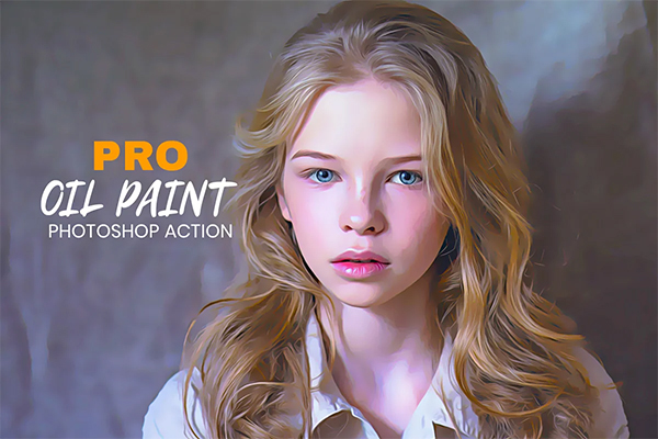 Pro Oil Paint Photoshop Action