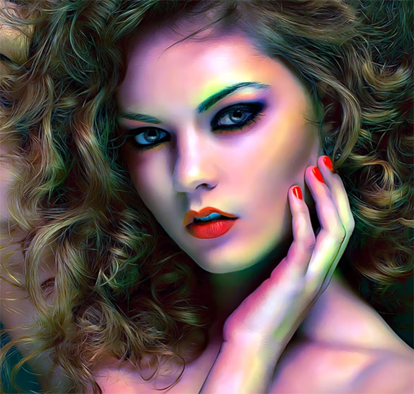 Soft Oil Paint Photoshop Action