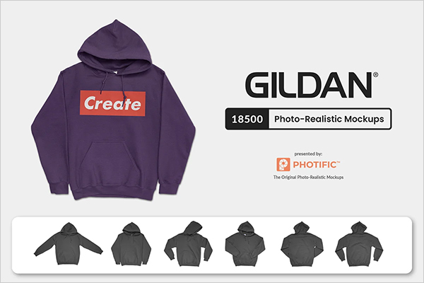 Gildan Hoodie MockUp