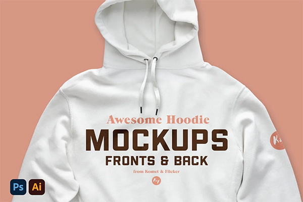 Ladies Hoodie Mockup Design