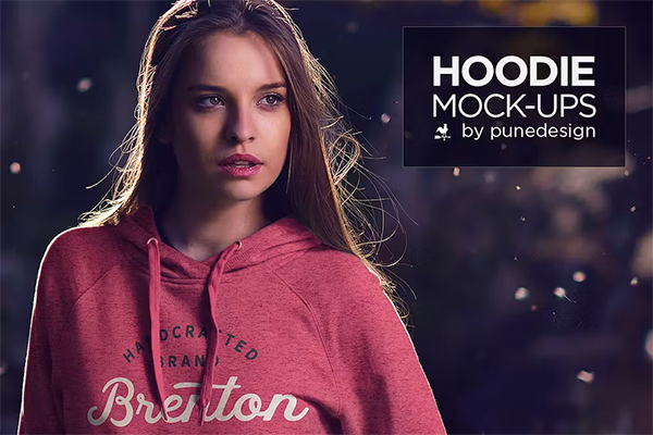 Ladies Hoodie Mock-Up