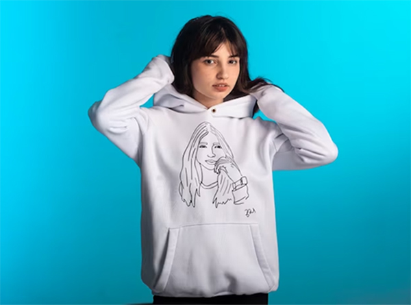 Free Ladie's Hoodie PSD Mockups