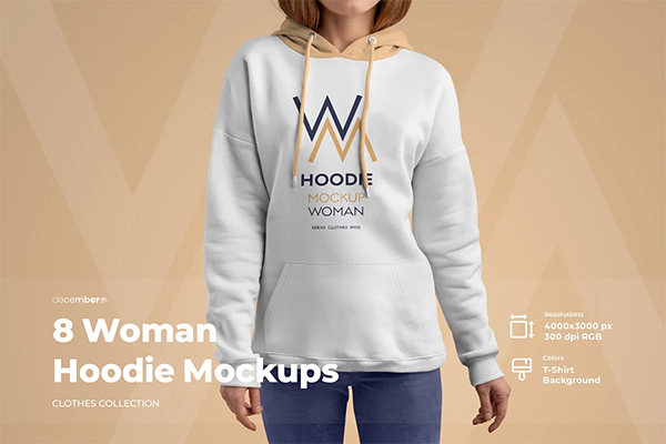 Mockups Woman Hoodie