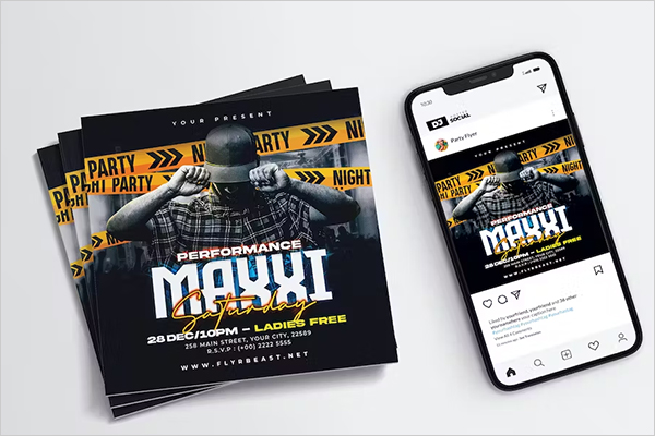 Urban Club Party Flyer Templates Urban Club Party Flyer Templates