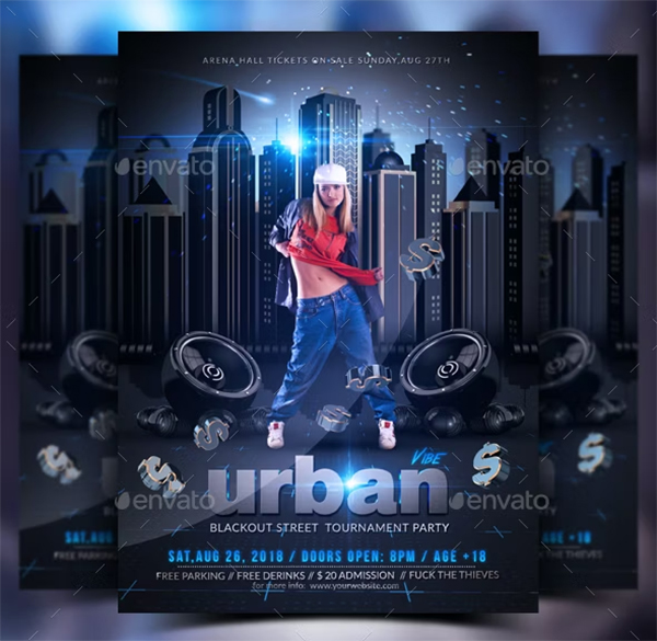 Urban Vibe Flyer Template Urban Vibe Flyer Template