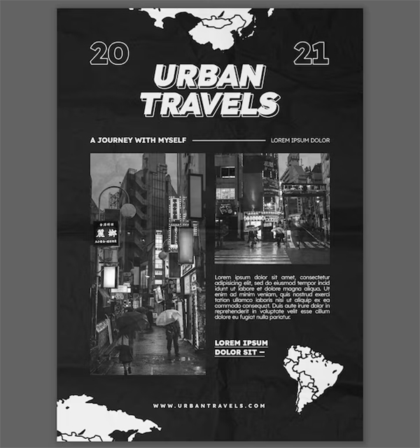 Free PSD Urban Flyer Templates