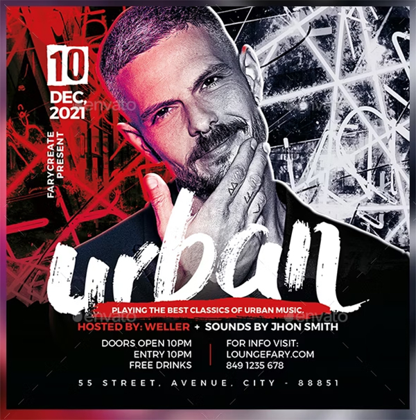Urban Flyer PSD Template