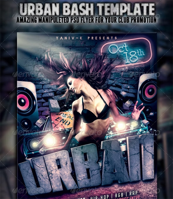 Urban Bash Flyer Template