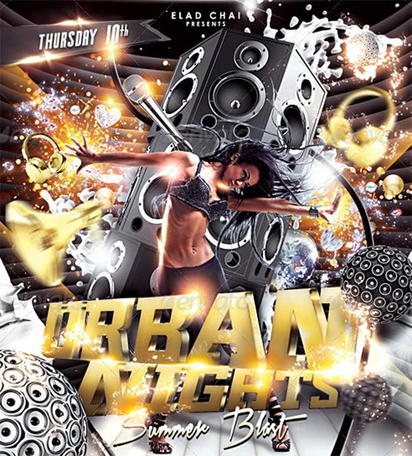 Urban Nights Flyer Templates