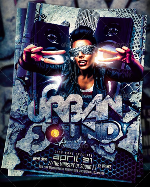 Urban Sound Flyer Template