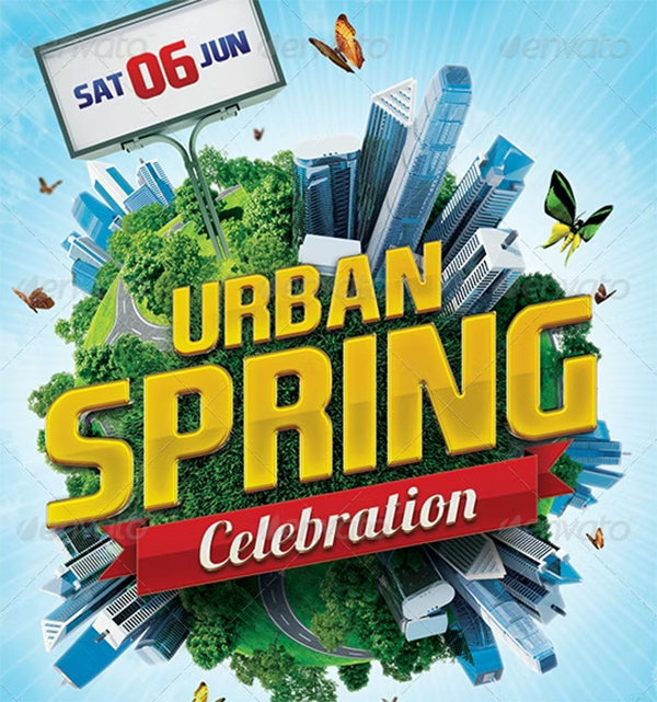 Urban Spring Flyer Template