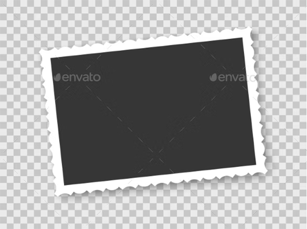 Vintage Photo Frame Transparent Background
