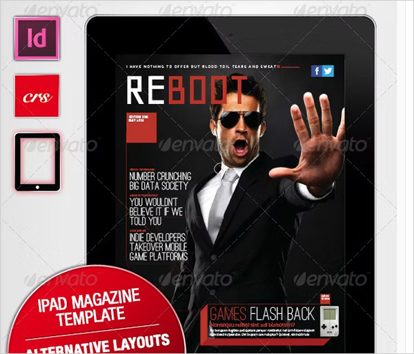 Reboot iPad Magazine Templates