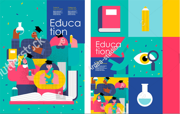 School and Education Vector Magazine