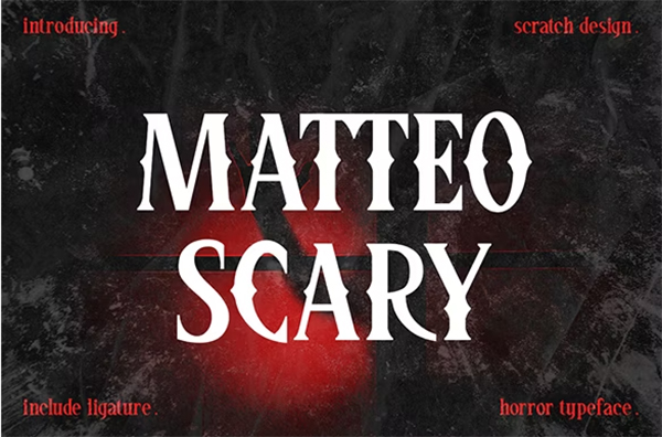 Welcome Magazine Matteo Scary Template