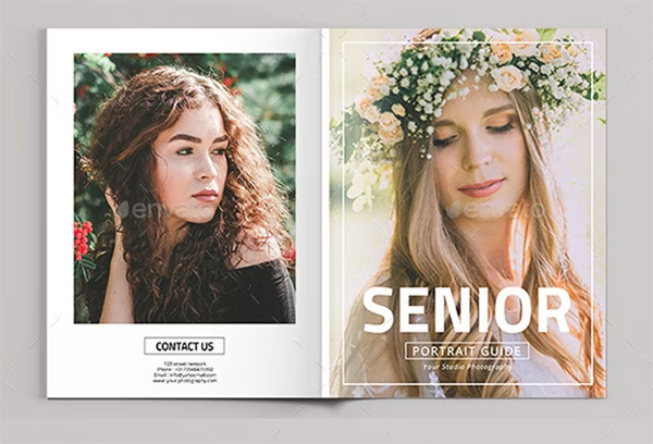 Senior Photography Magazine Template