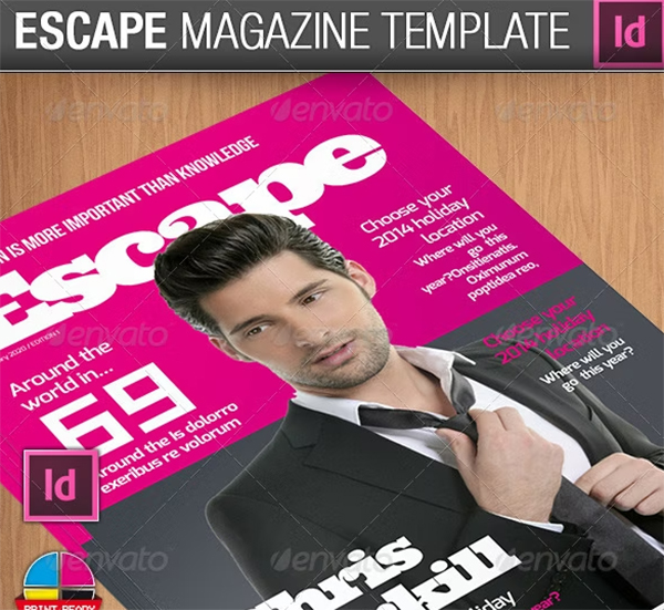 Escape Magazine Template
