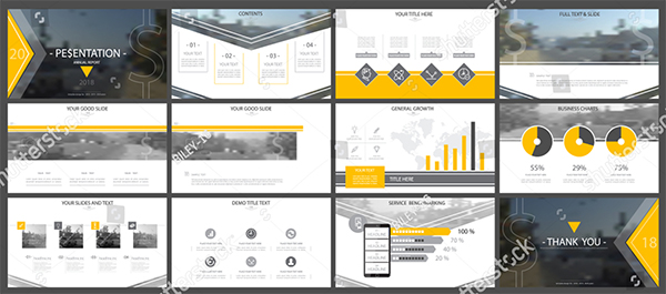 Presentations Slide Vectir Templates