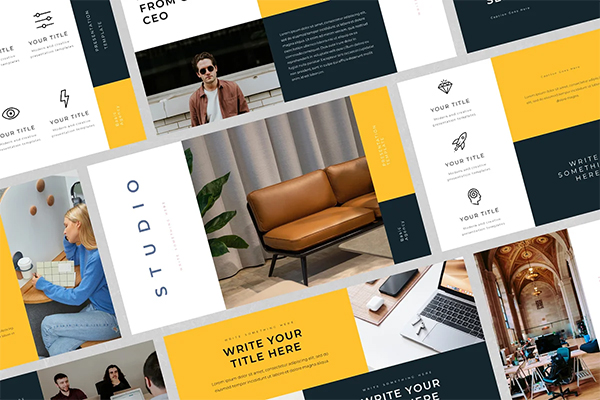 Studio Google Slides Template