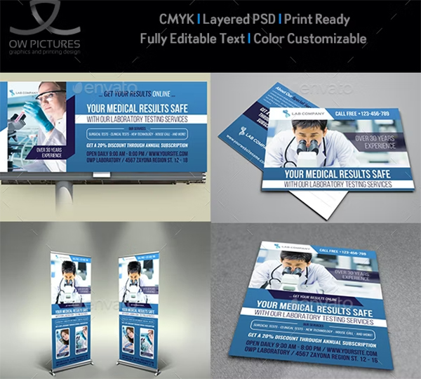 Medical Laboratory Advertising Bundle