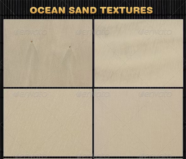 Ocean Sand Textures Template